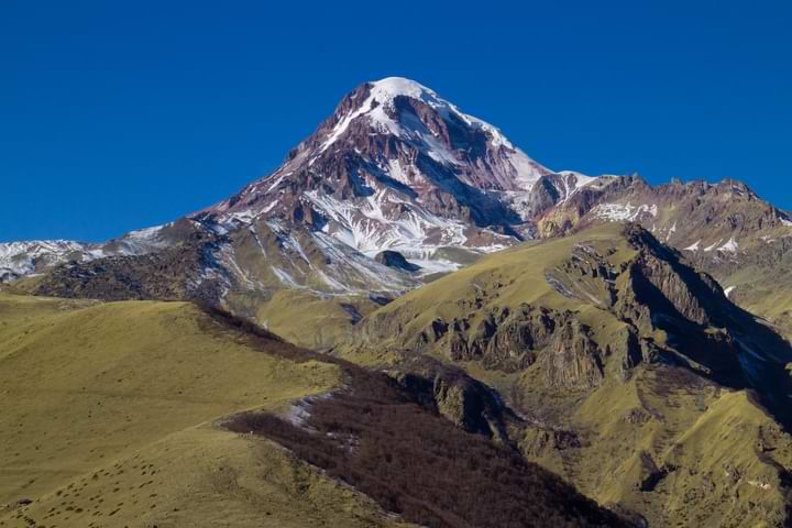 Góra Kazbek w Gruzji